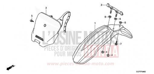 FRONT FENDER CRF70FC de 2012